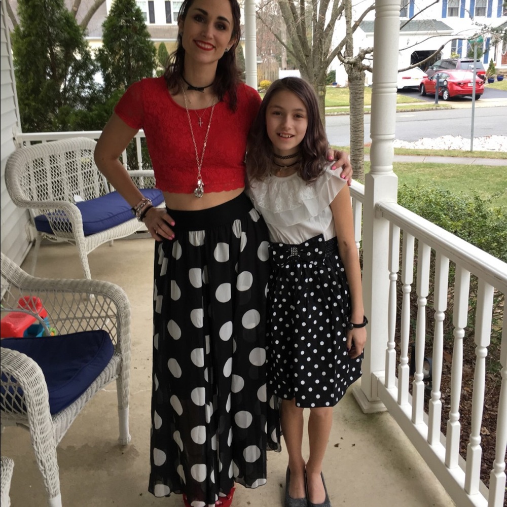 Girls size 7/8 Frilly polka dot Dress - Picture 8 of 8